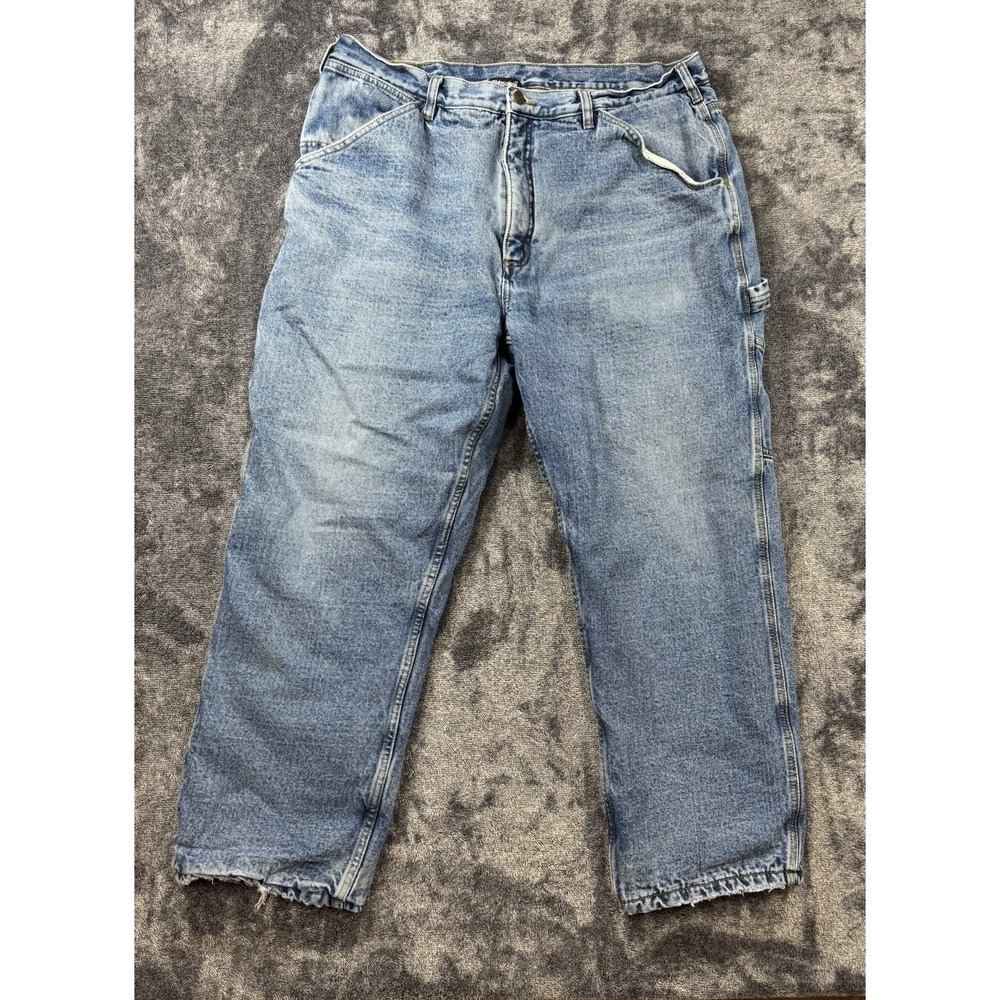 Mens 40X29Guide Gear Jeans Fleece Lined THINSULATE Insulated Denim Straight Leg